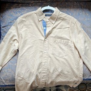 Tan nautica button up